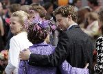 Scheveningen 30 april 2005
Koningin Beatrix in Scheveningen met familie.
Prinses Margriet en Prins Floris