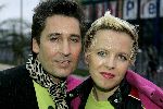 Amsterdam 13 april 2005
Premiere African Footprint in Pepsi stage.
Rene Shuman met vriendin