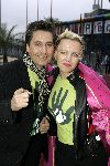 Amsterdam 13 april 2005
Premiere African Footprint in Pepsi stage.
Rene Shuman met vriendin
