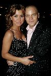 Amsterdam 10 april 2005
Feest op supperclub boot.
Valerie Zwikker en Sander Foppele met stekelhaar