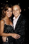 Amsterdam 10 april 2005
Feest op supperclub boot.
Valerie Zwikker en Sander Foppele met stekelhaar