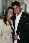 Amsterdam 24 april 2005
Premiere de Jantjes in de rai.
Sandy Kandau met vriend
