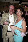 Bloemendaal 2 april 2005
Opening van strandtent vroeger.
Suzanne Blokhuis met Edvard Niessing