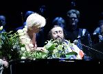 Rotterdam 16 april 2005
Luciano Pavarotti optreden in Ahoy met Suze Mens