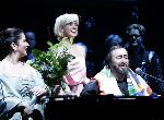 Rotterdam 16 april 2005
Luciano Pavarotti optreden in Ahoy met Suze Mens