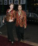 Amsterdam 13 april 2005
Premiere African Footprint in Pepsi stage.
Tonny Thunisse met Oscar Hammerstein voor Bentley