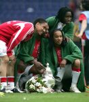 Rotterdam, 7 Mei 2006
Feyenoord stadion Gatorade Cup (KNVB-beker ) Seizoen 2005/2006
AJAX-PSV, eindstand 2-1 Ryan Babel met de cup