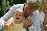 Tavarnelle 6 juli 2006
Koningin Beatrix met Prinses Maxima Prins Willem Alexander Amalia en Alexia tijdens fotomoment op vakantie.