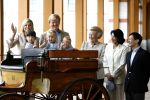 Apeldoorn 18 augustus 2006
Fotosessie Koningin Beatrix met Maxima Prins Willem Alexander Amalia Alexia en zijne keizerlijke hoogheden van japan Prins Naruhito Prinses Masako en hun dochtertje Aiko bij paleis het Loo.