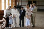 Apeldoorn 18 augustus 2006
Fotosessie Koningin Beatrix met Maxima Prins Willem Alexandert Amalia Alexia en de keizerlijke hoogheden van Japan Prins Naruhito Prinses Masako en prinses Aiko op paleis het Loo.