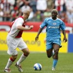 Amsterdam 13 augustus 2006
Ajax-PSV 3-1 om de johan Cruijff schaal in de arena.
Arouna Kone en George Ogararu