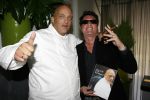 Ouderkerk aan  de Amstel 22 mei 2006
Boek presentatie Herman de Blijker. met sigaar
Herman met Barry hay