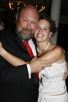 Amsterdam 15 juli 2006
Premiere Rembrandt in Carre.
Bert Simhoffer met zijn 23 jarige vriendin Yvette