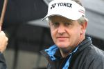 Zandvoort, 10 Augustus 2006
KLM Dutch open golf 2006
1e dag      Colin Montgomerie op de 10e tee met veel regen