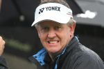Zandvoort, 10 Augustus 2006
KLM Dutch open golf 2006
1e dag      Colin Montgomerie op de 10e tee met veel regen