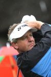 Zandvoort, 10 Augustus 2006
KLM Dutch open golf 2006
1e dag      Colin Montgomerie op de 10e tee met veel regen