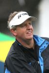 Zandvoort, 10 Augustus 2006
KLM Dutch open golf 2006
1e dag      Colin Montgomerie op de 10e tee met veel regen