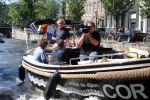 Amsterdam, 12 Juli 2006 Amsterdamse grachten.
Opnames nieuw programma 