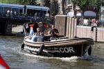 Amsterdam, 12 Juli 2006 Amsterdamse grachten.
Opnames nieuw programma 