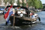 Amsterdam, 12 Juli 2006 Amsterdamse grachten.
Opnames nieuw programma 