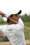 Halfweg, 4 Augustus 2006
Eerste ronde NK Strokeplay Heren op golfbaan 
David v d Dungen
