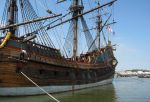 Lelystad, 12 Juli 2006 Scheepswerf De Batavia waar o.v. de 7 Provincieen is gebouwd