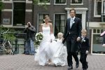 Amsterdam 20 mei 2006
Edwin v d Sar en zijn vrouw Annemarie trouwen in Amsterdam.
Edwin met zijn vrouw en kinderen Lynn en Joe
Peter Smulders bv