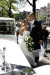 Amsterdam 20 mei 2006
Edwin v d Sar en zijn vrouw Annemarie trouwen in Amsterdam.
Edwin met zijn vrouw