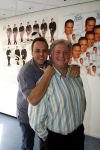 Arnhem 28 juni 2006
Frans Bauer en Emile Hartkamp in studio. Emile is 45 kg afgevallen.
Peter Smulders bv