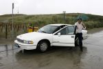 Monster 21 augustus 2006
Bijeenkomst van het wereld natuurfonds.
Emile Ratelband in de regen met zijn taxi
Peter Smulders bv