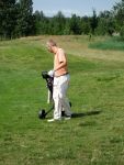 Halfweg, 5 Augustus 2006 
Ned. Kampioenschap D+H Strokeplay Golf 2006
Floris de Vries met zijn nieuwe haar-outfit