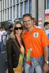 Frankfurt 21 juni 2006
Nederland Argentinie op wk voetbal in duitsland.
Frank de Boer met zijn vrouw