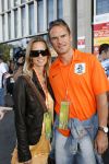 Frankfurt, 21 Juni 2006 3e wedstrijd in de poule tussen Nederland-Argentinie, eindstand 0-0
Frank de boer met zijn vrouw
© Foto Peter Smulders BV