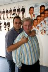 Arnhem 28 juni 2006
Frans Bauer en Emile Hartkamp in studio. Emile is 45 kg afgevallen.
Peter Smulders bv