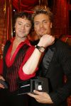 Hilversum 13 mei 2006
Finale Dancing with the stars.
Winston Post met Frits sissing met horloge
Peter Smulders bv