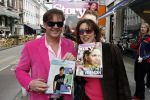 Amsterdam 26 april 2006
Presentatie nieuwe story door gerard Joling op de pc hooftstraat.
Gerard Joling en Petra Bakker Schut