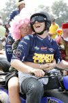 Lichtenvoorde 23 juli 2006
De zwarte cross met diverse BN ers.
Gijs Staverman met achterop Astrid de Jong