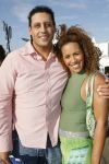Amsterdam 14 juli 2006
Premiere Cirque du Soleil Alegria.
Glennis Grace met vriend Moos