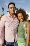 Amsterdam 14 juli 2006
Premiere Cirque du Soleil Alegria.
Glennis Grace met vriend Moos