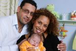 Diemen 21 mei 2006
Glennis Grace met haar vriend Moos en hun zoon Anthony Shane.
