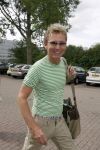 Amsterdam 21 augustus 2006
Hans Cornelisse op weg naar repetities in focus studios.
Peter Smulders bv