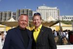 Noordwijk 29 juni 2006
Opening strandtent van huis ter duin. 
Harry mens met direkteur huis ter duin
Peter Smulders bv