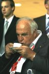 Frankfurt, 21 Juni 2006 3e wedstrijd in de poule tussen Nederland-Argentinie, eindstand 0-0
Helmuth Kohl
© Foto Peter Smulders BV