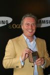 Amsterdam, 12 Juli 2006
Presentatie nieuw GSM Toestel type van Samsung X820 i.s.m. met Oger.  Huub Stapel