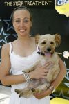 Amsterdam 16 juli 2006
OPening honden spa in het hilton hotel
Isabelle Brinkman met hond.