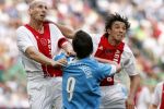 Amsterdam 13 augustus 2006
AJAX-PSV 3-1 om de Johan Cruyffschaal in de arena.
Jaap Stam met Jan Vennegoor of Hesselink en George Ogararu
Peter Smulders bv