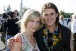 Amsterdam 14 juli 2006
Premiere Cirque du Soleil Alegria.
Jacob Krabbe  met een  vriendin