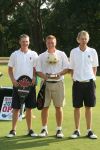 Molenschot, 22 Juli 2006
Golfclub Toxandria, Internationaal Golftoernooi Riverwoods 
Midden James Smith (2e)