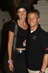 Amsterdam 31 juli 2006
Jan Lammers met zijn vriendin bij het amstel hotel.