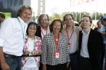 Frankfurt 21 juni 2006
Nederland tegen Argentinie tijdens wk in duitsland.
jan v Dooren met zijn vrouw Loes en zijn zoons en Hnas Kraay jr
